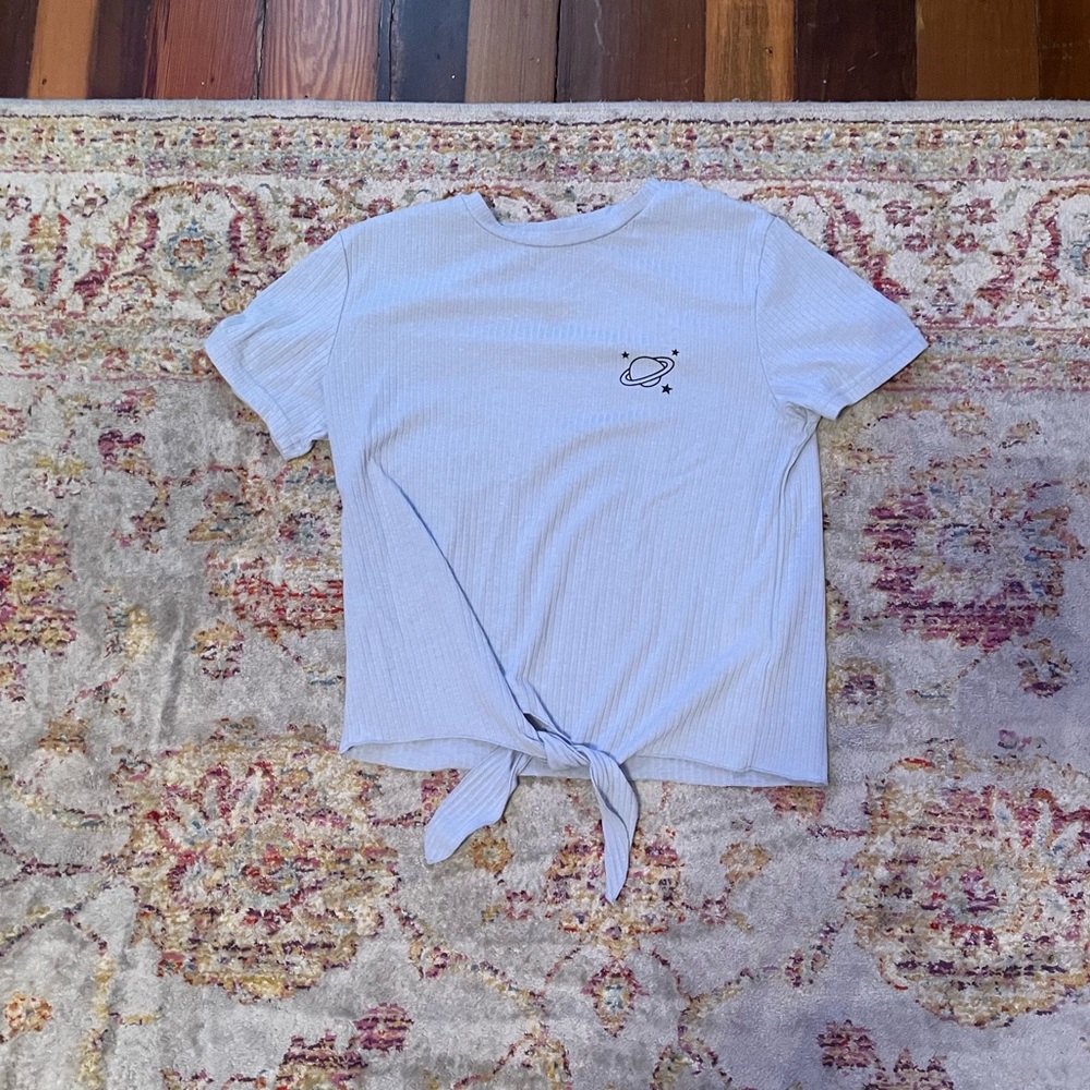 Blue Space Knot Shirt